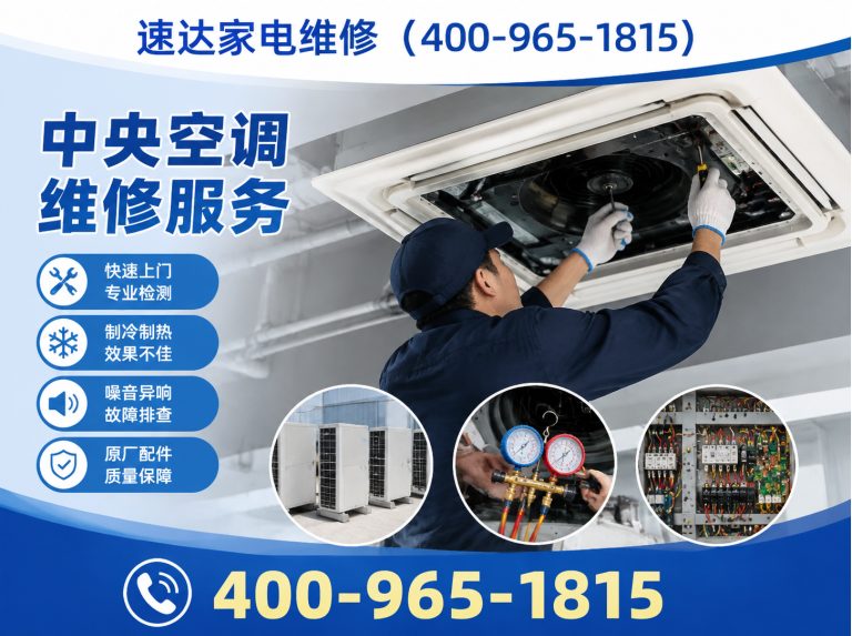 唐山中央空调维修展示图